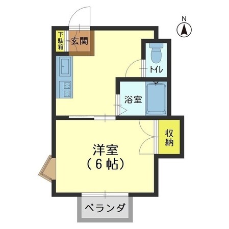 セサミ西中野の物件間取画像